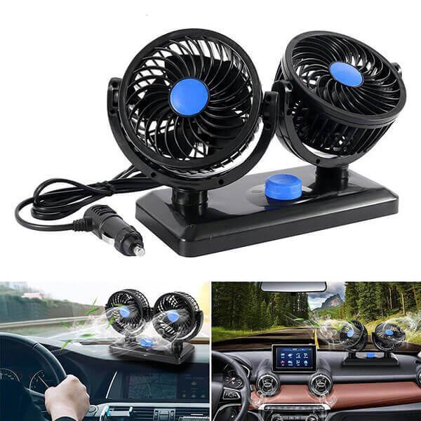 VENTILADOR PARA AUTOMÓVIL 🌀 ¡ADIÓS AL CALOR DENTRO DEL CARRO! 🌀